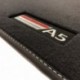 Vloermatten Audi A5 F5A Sportback (2017 - heden) Velours logo