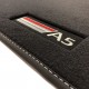 Vloermatten Audi RS5 Velours logo