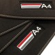 Audi A4 B7 Sedán (2004 - 2008) Velour logo car mats