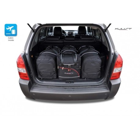 Tailored suitcase kit for Hyundai Tucson (2004 - 2009)