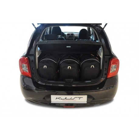 Kit uitgerust bagage voor Nissan Micra (2011 - 2013)