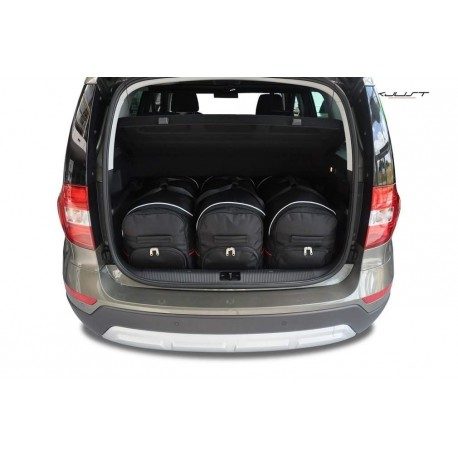 Kit uitgerust bagage voor de Skoda Yeti (2009 - 2014)