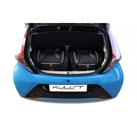 Kit uitgerust bagage voor een Toyota Aygo (2014 - 2018)