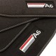 Audi A6 C5 Sedán (1997 - 2002) Velour logo car mats