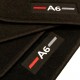 Audi A6 C6 Restyling Sedán (2008 - 2011) tailored logo car mats