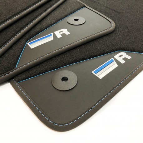 Volkswagen Fox R-Line Blue leather car mats