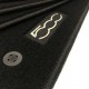 Floor mats, Fiat 500 C (2009 - 2014) with logo