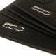 Floor mats, Fiat 500 C (2009 - 2014) with logo