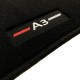 Floor mats with logo for Audi A3 8 Sedan MHEV Mild Hybrid (2020-present)