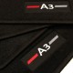 Floor mats with logo for Audi A3 8 Sedan MHEV Mild Hybrid (2020-present)