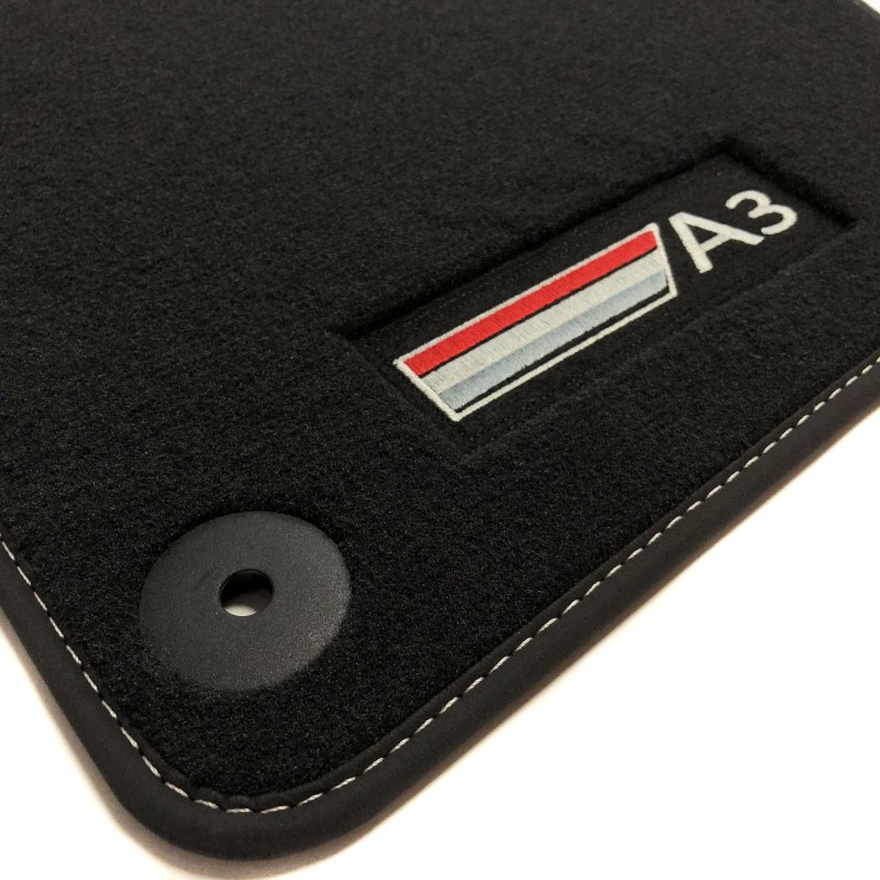 Audi a3 s line car mats shop with logo