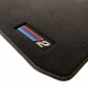 Floor mats, Velour with logo for BMW 2-Series G42 Coupe (2022-present)