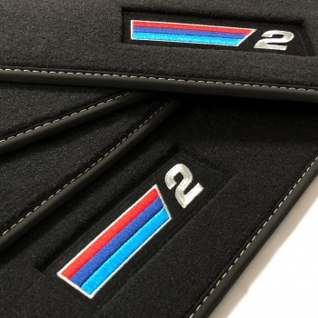 Vloermatten Velours met logo voor BMW 2-Serie G42 Coupe (2022-heden)