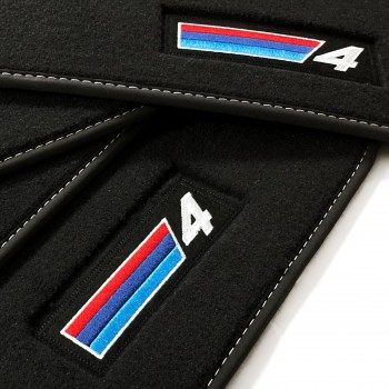 Vloermatten Velours met logo voor BMW 4 Serie G23 Cabrio (2021-heden)