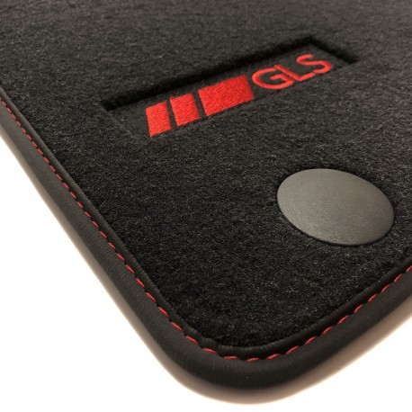 Floor mats, Velour with logo for Mercedes GLS X167 (2019-present)