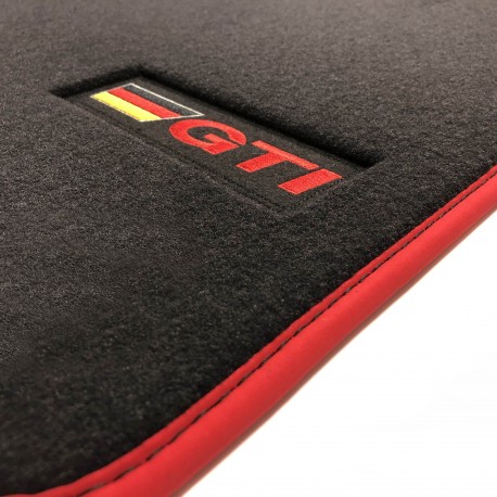 Floor mats, Velour with logo for Volkswagen Caddy (2021-present)