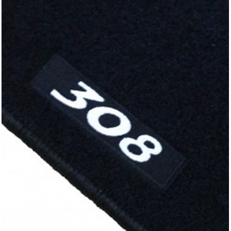 Peugeot 308 touring (2013 - current) tailored logo car mats