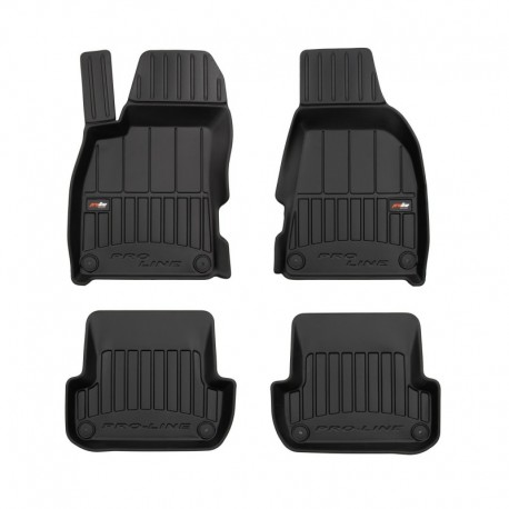 Floor mats, Premium type-bucket of rubber for Audi S4 B7 (2004 - 2008)