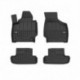 Floor mats type bucket of Premium rubber for Audi TT II (2006 - 2014)