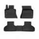 Floor mats, Premium type-bucket of rubber for BMW X5 F15 suv (2013 - 2018)