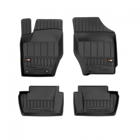 Floor mats, Premium type-bucket of rubber for Citroen C4 I (2004 - 2010)