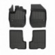 Floor mats type bucket of Premium rubber for Dacia Sandero II hatchback (2012 - 2020)