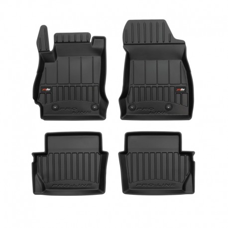 Floor mats, Premium type-bucket of rubber for Mazda 2 II (2007 - 2014)