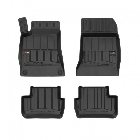 Floor mats type bucket of Premium rubber for Mercedes-Benz GLA X156 crossover (2013 - 2019)