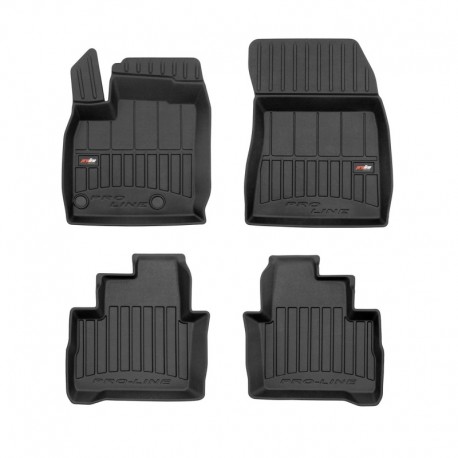 Floor mats, Premium type-bucket of rubber for Nissan Qashqai III crossover (2021 - )