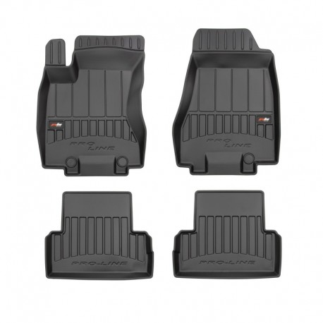 Mats 3D made of Premium rubber for Nissan X-Trail II suv (2008 - 2013)