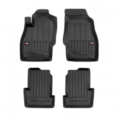 Floor mats type bucket of Premium rubber for Opel Corsa E hatchback (2014 - 2019)