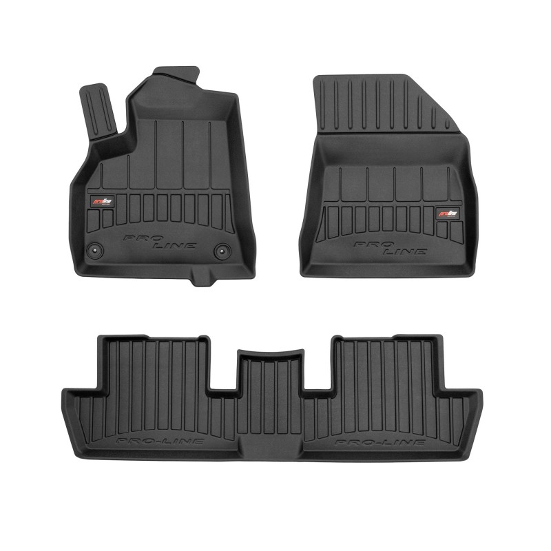 Floor mats, Premium typebucket of rubber Peugeot 3008 I crossover