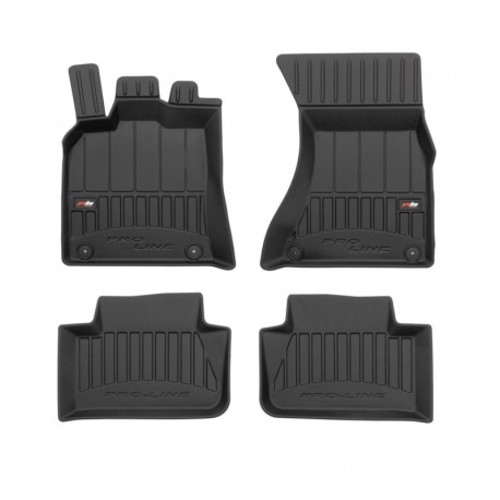 Floor mats type bucket of Premium rubber for Porsche Macan suv (2013 -2023)