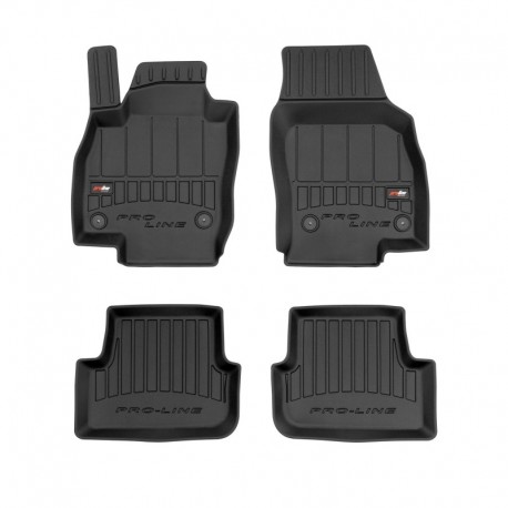 Floor mats type bucket of Premium rubber for SEAT Arona crossover (2017 - )