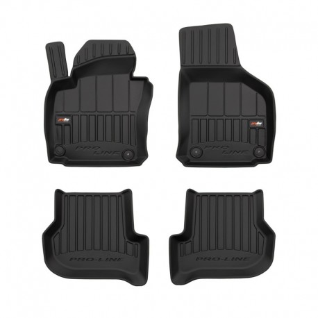 Floor mats type bucket of Premium rubber for Skoda Octavia II (2004 - 2013)