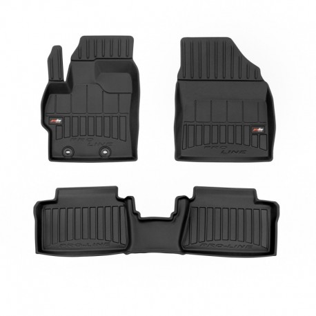 Mats 3D made of Premium rubber for Toyota Yaris IV hatchback (2019 - )