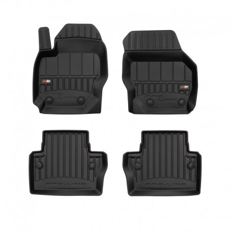 Floor mats type bucket of Premium rubber for Volvo S80 II sedan (2006 - 2016)