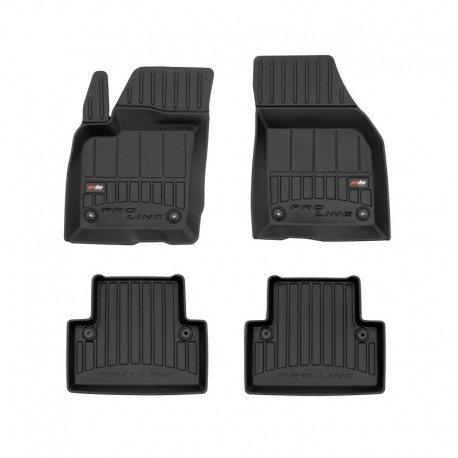 Matten 3D-gemaakt van Premium rubber voor Volvo V50 station wagon (2004 - 2012)