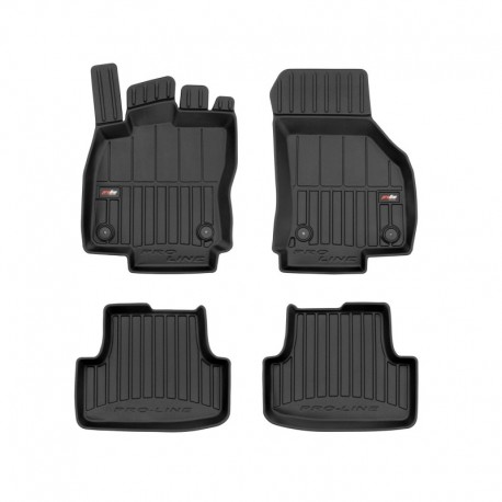 Floor mats, Premium type-bucket of rubber for Volkswagen Golf VIII (2019 - )