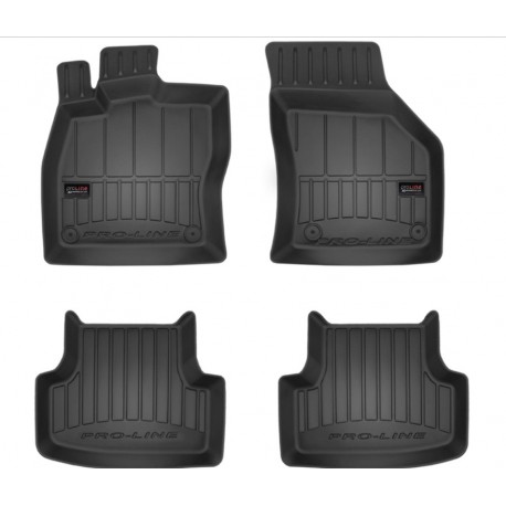 Rubber 3D floor mats for Peugeot Rifter E-eletrico - ProLine®