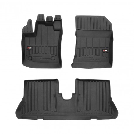 Rubber 3D floor mats for Dacia Dokker (2012-2021) - ProLine®