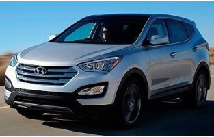 Vloer matten Hyundai Santa Fe 7 zetels (2012 - 2018) Beige