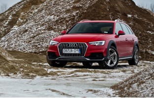 Vloermatten Audi A4 B9 Restyling Allroad Quattro (2019 - heden) logo Hybride