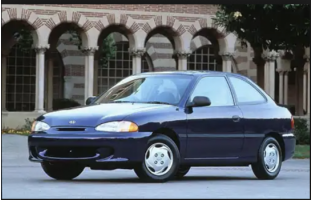 Vloer matten Hyundai Accent (1994 - 2000) logo Hybride