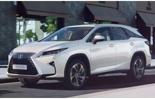 Vloermatten Lexus RX L (2018 - heden) logo Hybride