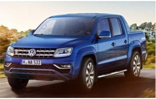 Floor mats Volkswagen Amarok Double Cab (2017 - 2022) logo Hybrid