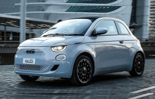 Vloermatten met logo voor Fiat 500 Elektrische 3-deurs (2020-heden)